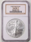 2003 $1 1oz Silver American Eagle MS69 NGC 188633-010