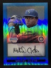 Maikel Cleto 2009 Bowman Chrome 1st #BCP155 Blue Refractor /150 - Mariners