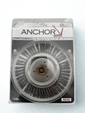 Anchor 4S58 4" Stringer Bead Knot Wire Wheel, 0.20 Wire, 5/8"-11 AH