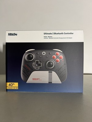 8bitdo 40th Anniversary NES Ultimate 2 Bluetooth Controller Windows New in Box