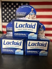 Lactaid Original Strength Caplets 120ct 3 Packs