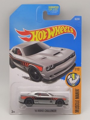 Hot Wheels 2017 - Muscle Mania 7/10 - '15 Dodge Challenger SRT Metalflake Silver