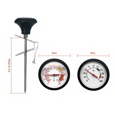 Einstellbares Positionsthermometer für Kaffee und Milchprodukte Temperaturmessu