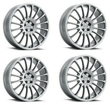 Set 4 17 Vision 477 Monaco Graphite 17x8 Wheels 5x4.5 5x114.3 38mm Rims