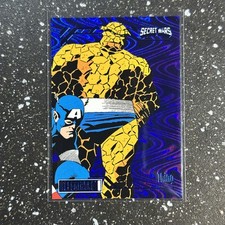 Thing 2024 Upper Deck Marvel Allegiance Secret Wars Blue Swirl  /10 #8