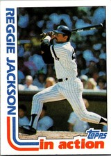 1982 Topps In Action Reggie Jackson #301