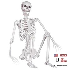 Halloween Skeleton, Realistic Life Size Skeleton with Movable Joints 5.4ft-1P