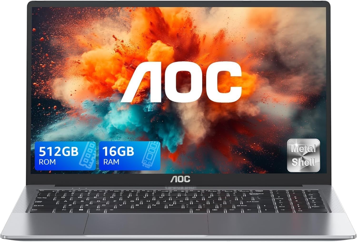 AOC 2025 TX15 PC Portatile 15,6" CPU Twin Lake-N150, RAM 16GB SSD (B6M)
