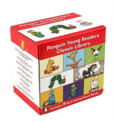 NEW PENGUIN YOUNG READERS CLASSICS 8 BOOK SET HUNGRY CATERPILLAR + BOARD BOOKS