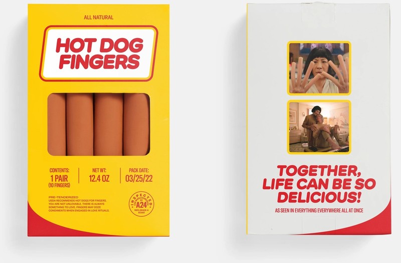 A24 Films Hotdog Fingers Glove Everything Everywhere Movie READ DESCRIPTION