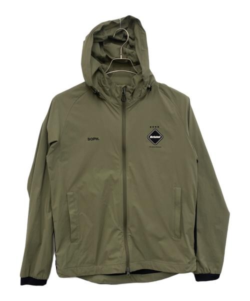 F.C.R.B.                    nylon jacket olive FCRB-230038