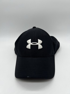 Under Armour Hat L/XL Stretch Fit Black HeatGear