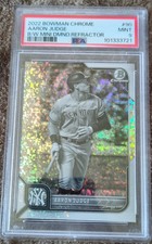 2022 Bowman Chrome - Aaron Judge #90 Black & White Mini-Diamond Refractor /199