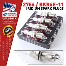 8Pcs Quality Iridium Spark Plugs BKR6E-11 2756 Fit For Daihatsu/Chrysler/Daewoo