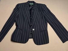 Lauren Ralph Lauren Women's Pinstriped Blazer Jacket