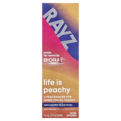 Rayz , Life Is Peachy, For Teens, Peach, 2 fl oz (60 ml)