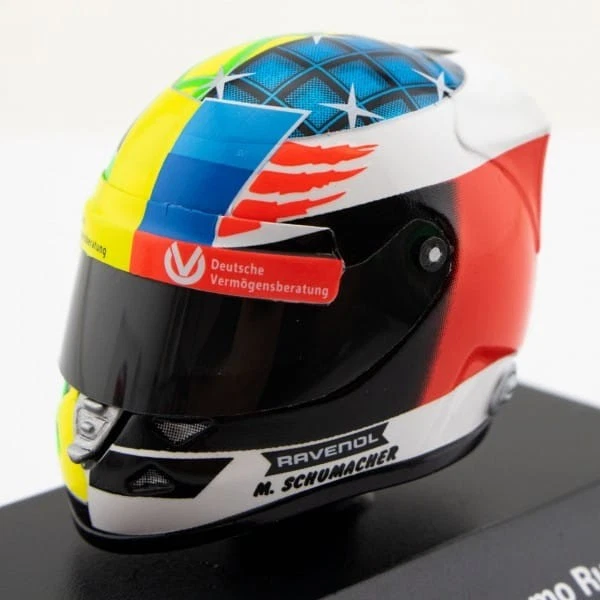Mini Helmet 1/8 Mick Schumacher Belgium Gp 2017 - Immagine 2 di 4