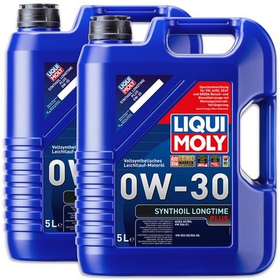 2x LIQUI MOLY 1151 Synthoil Longtime Plus 0W-30 Motoren Motor Öl vollsynth 5L