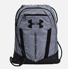 UNDER ARMOUR Unisex Undeniable Sackpack Backpack - Pitch Gray / Black