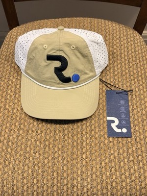 NWT Felix Rex Hat Cap Tan White One Size Adjustable Athletic Quick Dry Golf Fit