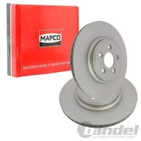 2X Mapco Bremsscheiben 326Mm BelÜFtet Hinten Passend FüR Jaguar S-TYPE XF XJ | 1