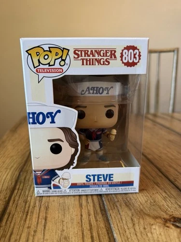 Funko Pop Stranger Things Steve Harrington #803 Scoops Ahoy w/ Pop Protector