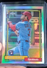 2021 Topps Update Series - 1992 Topps Redux Chrome Dylan Carlson #TC92-45 (RC)