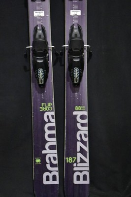 BLIZZARD BRAHMA 88 SKIS SIZE 187 CM WITH MARKER BINDINGS | eBay