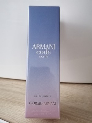 Giorgio Armani Code Satin Eau De Parfum 50ml Neu