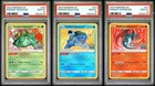 2022 POKEMON GO RADIANT VENUSAUR 004 BLASTOISE 018 CHARIZARD 011 PSA 10 SEQ SET