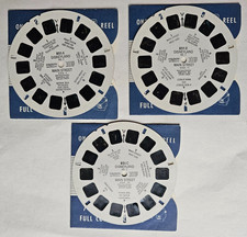 Disneyland Main Street USA 1956 View-Master 3 Reel Set 851-A 851-B 851-C