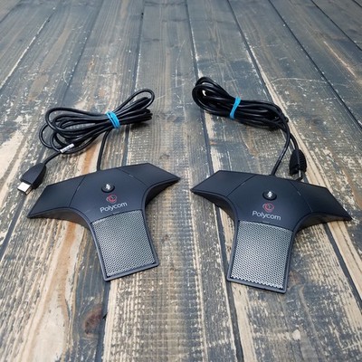 LOT of 2 POLYCOM SOUNDSTATION IP7000 IP 7000 2201-40040-001 Extended Microphone