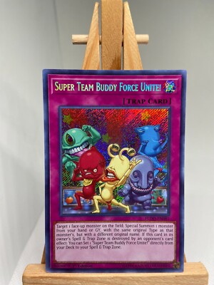 Super Team Buddy Force Unite! - Secret Rare 1. Auflage FLOD-DE081 NM YuGiOh