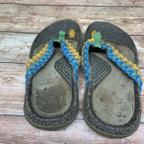 Woven Zig Zag Simple Women’s Flip Flops Comfort Sandals 9171 Size 5 - Picture 6 of 10