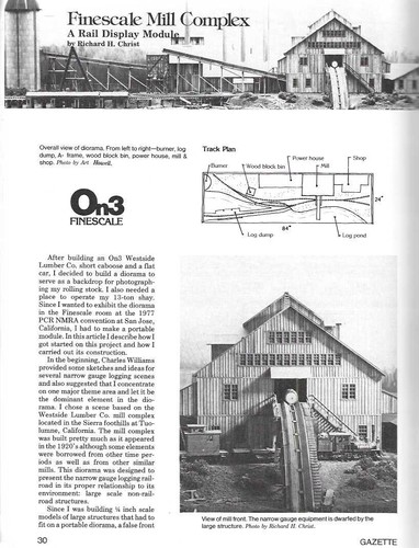Gaceta de calibre estrecho enero 1978 complejo de molino de madera ET&WNC árboles procesamiento de mineral - Imagen 3 de 12
