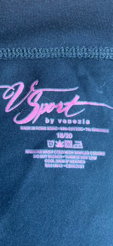 Lane Bryant V Sport By Venezia Black Stretch Pants Womens Activewear 18/20 - Picture 4 of 11
