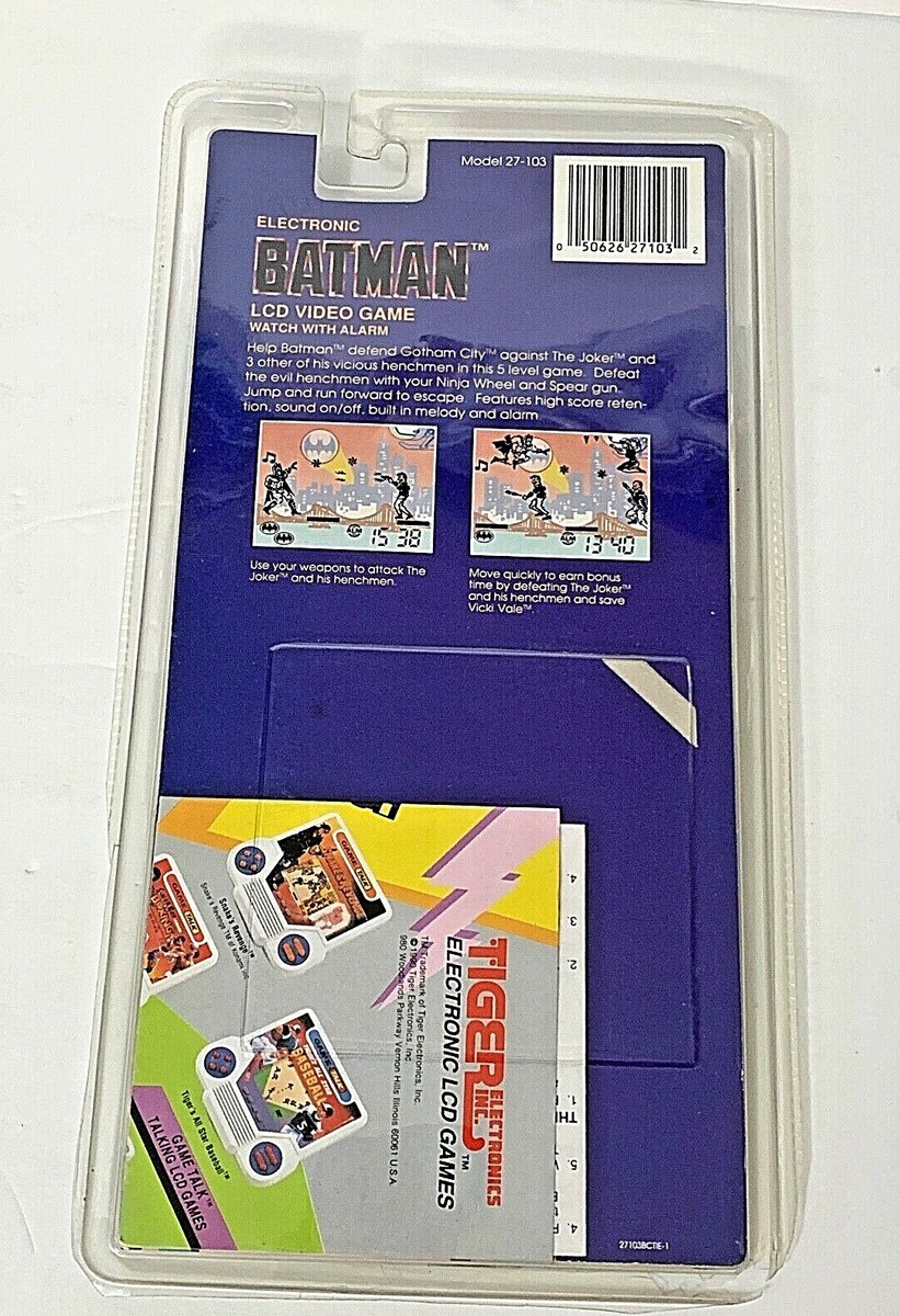 Batman LCD Video Game Vintage Watch Tiger Electronics | eBay