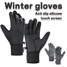 Winter Thermal Gloves for Men Women with Windproof Waterproof Warm Riding Glove