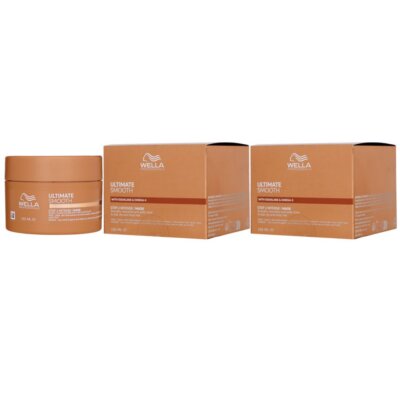Wella Ultimate Smooth Mask 2 x 150 ml für trockenes Haar Step 2 Set