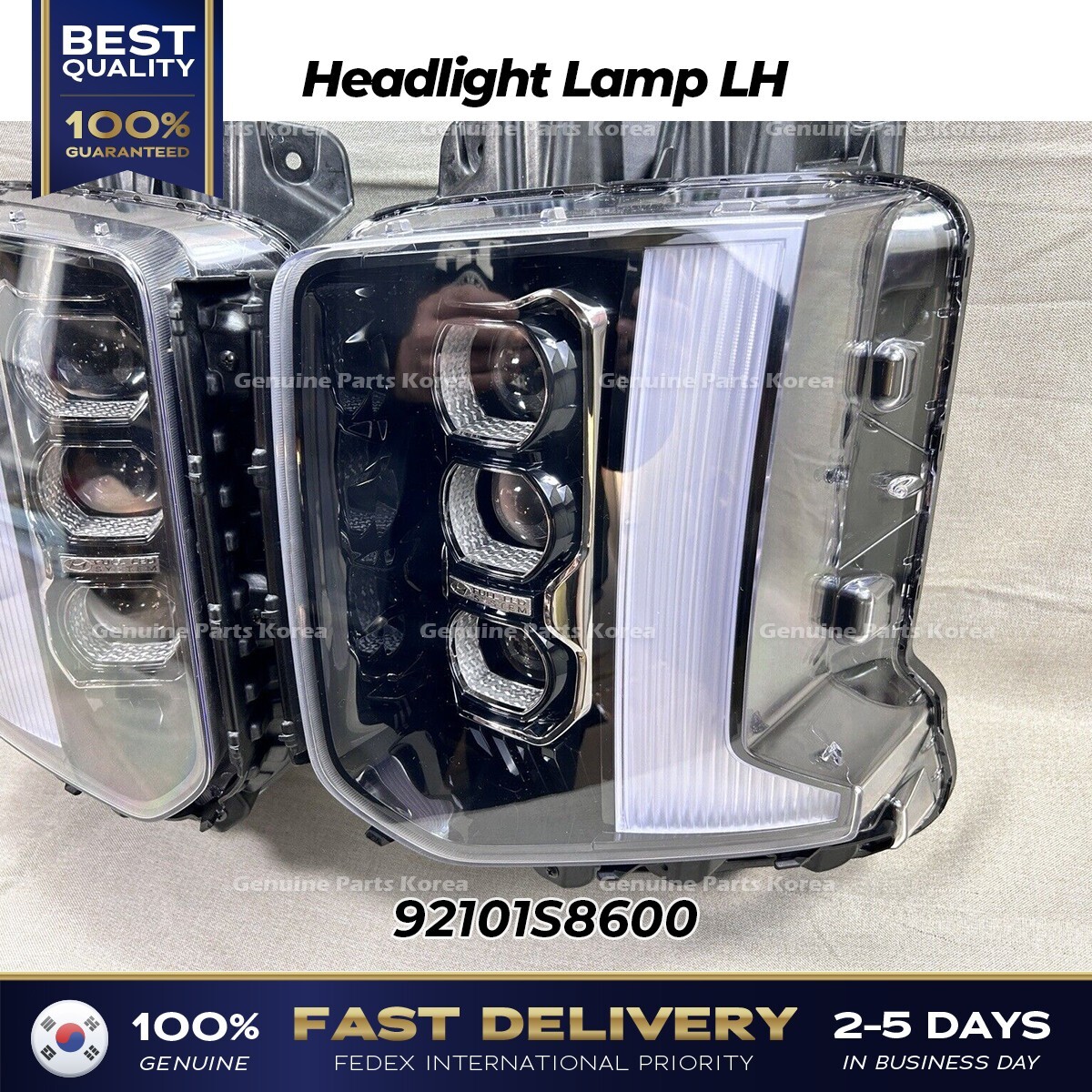 ⭐Genuine⭐ Headlight Lamp LH 92101S8600 for Hyundai Palisade | eBay