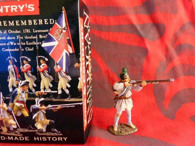 King & Country - America's Revolution 1776 - AR054 - Militiaman Standing Firing - Photo 1/3