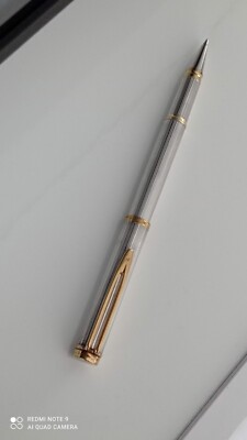 Stylo Roller Waterman Gentleman En Argent Massif 925 - Occasion, Avec Recharge, Référence AC0737