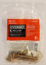 Everbilt 1/4 in. x 2-1/4 in. Toilet Bolt Replacement Installation Set w/Washers