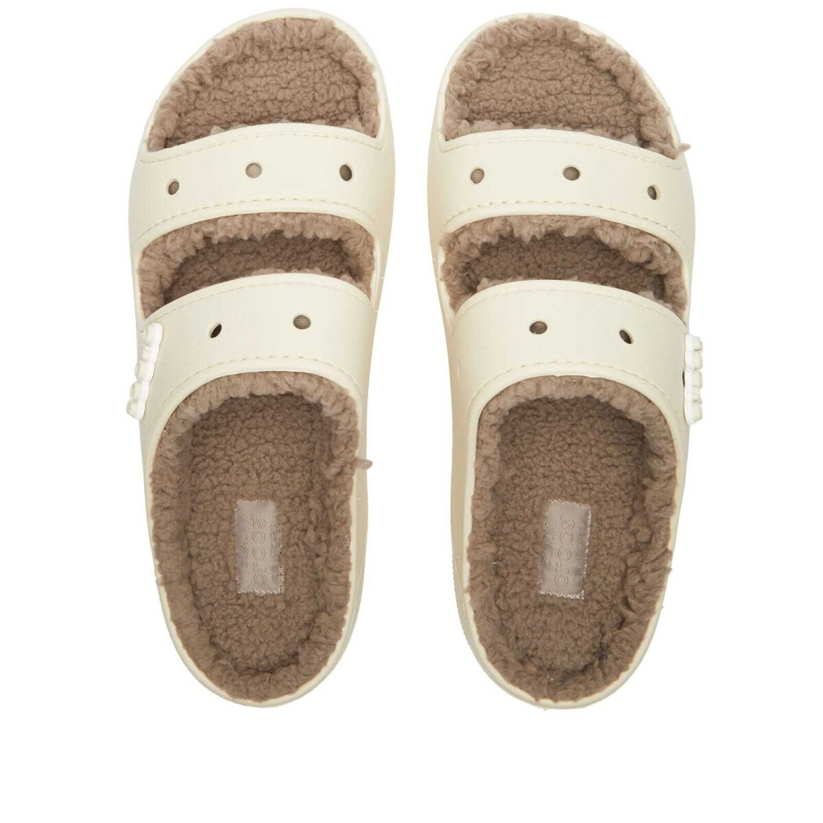 coco New Womens CROCS CLASSIC COZY SANDAL 207446-2YC BONE US W 6-10