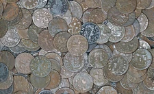 1660-1668 Solidus Copper Coin Jan II Casimir Vasa King of Poland 1 Pc From Lot