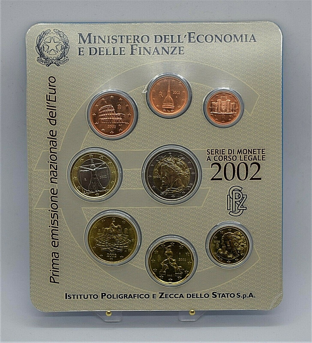 Italy 2002 - FDC Euro Coin set | eBay