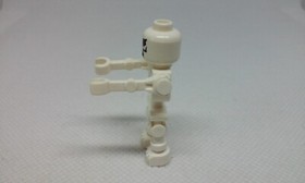 Lego Ninjago Skulkin Skeleton 1 1/2" Blk eye Skeleton Bone Authentic Minifigure