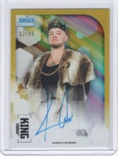 2020 Topps Chrome WWE Autograph Gold Refractor #A-KC King Corbin 2/50