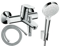Hansgrohe Focus Badewannenarmatur Wannenarmatur Wannen Set Handbrause Crometta
