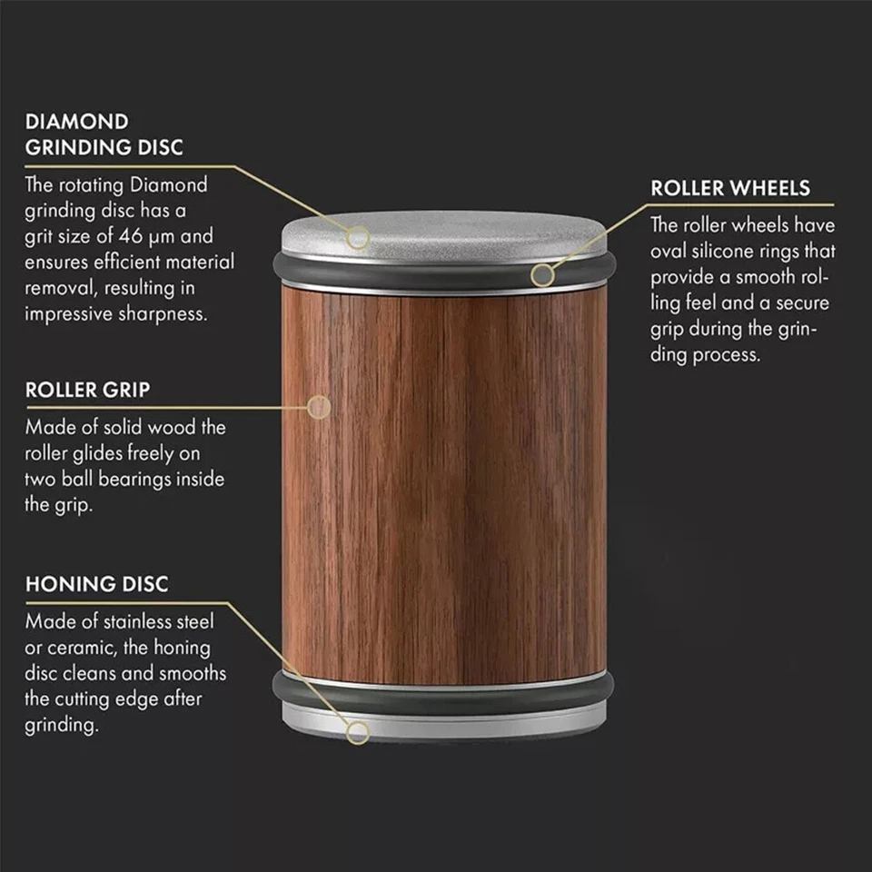 Messerschärfer Diamantschleifer Rollmesserschärfer Rollschleifer Rollschärfer DE - Bild 3 von 4